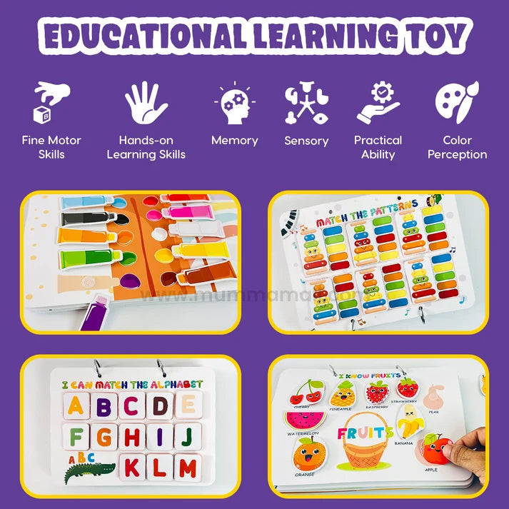 Learning Binder Activity Book for Kids