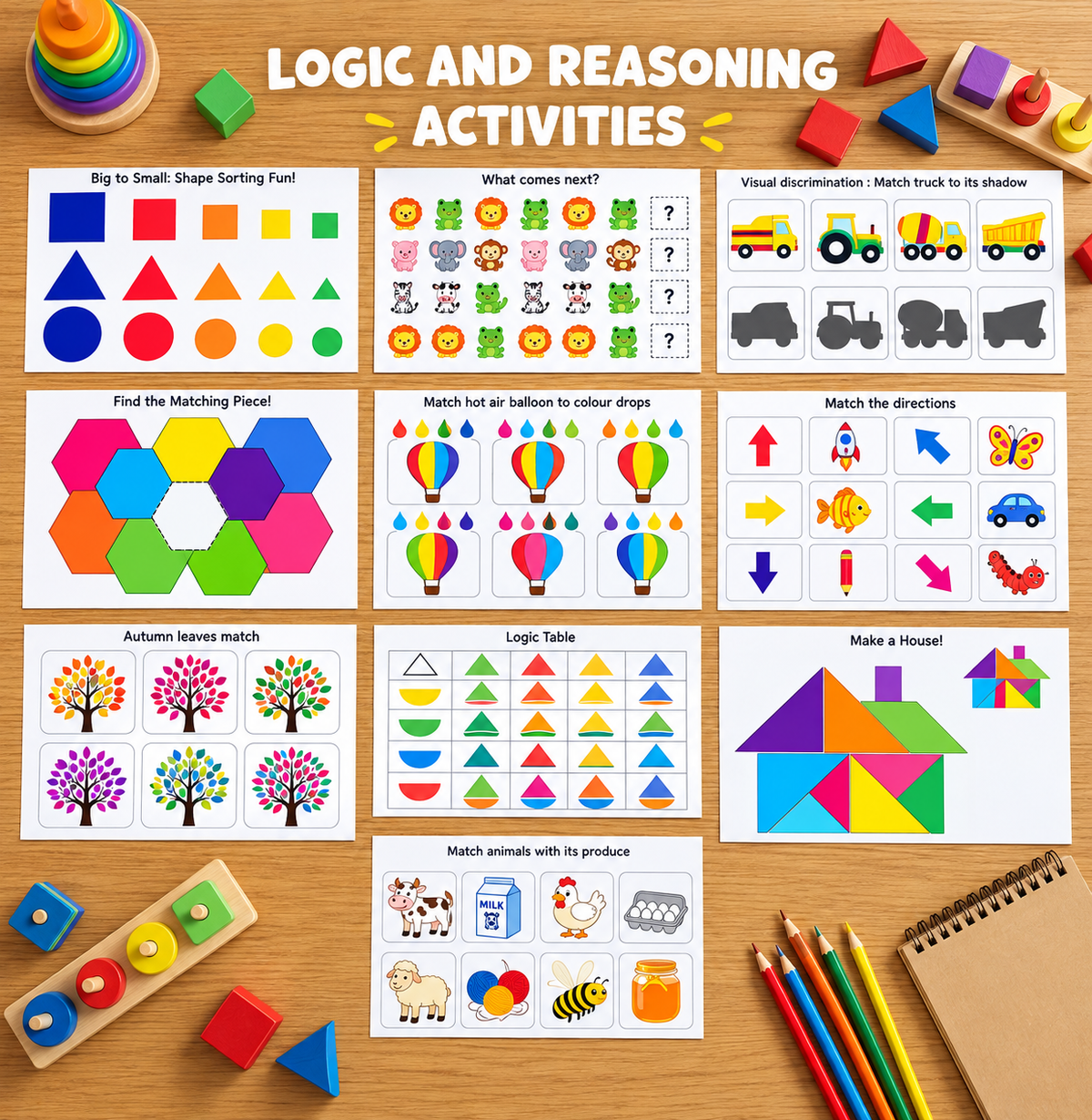 Combo 2: Cognitive Skills Combo (Ages 2–6)