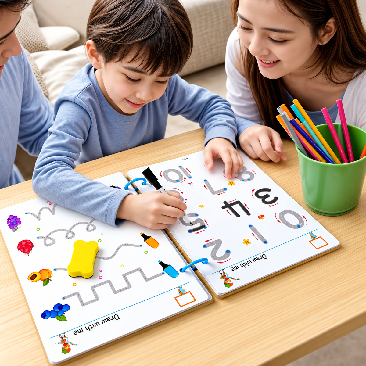 Learning Binder Activity Book for Kids – 2 to 6 Years