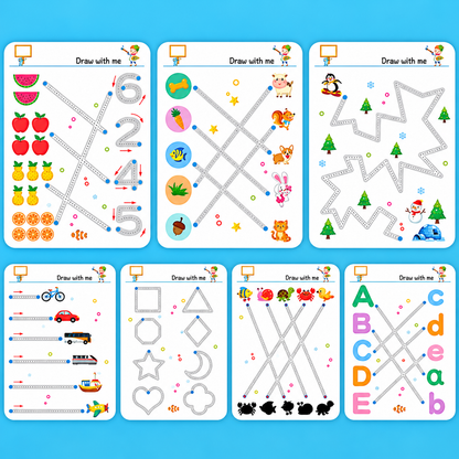 Learning Binder Activity Book for Kids – 2 to 6 Years