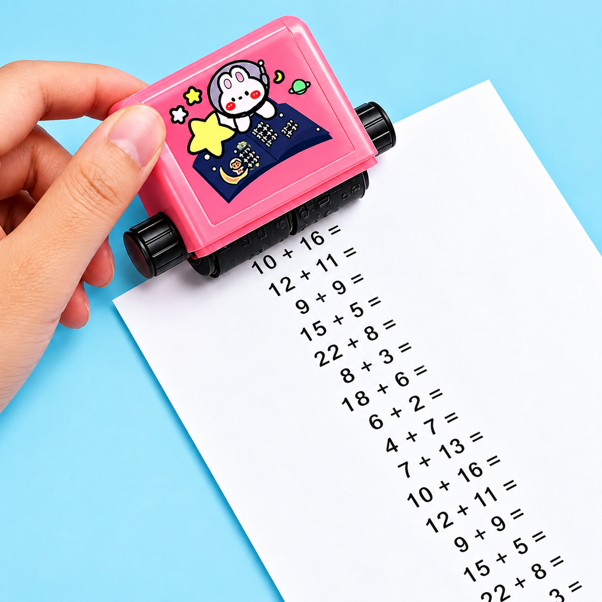 Math Roller Stamp – Addition, Subtraction, Multiplication & Division Practice