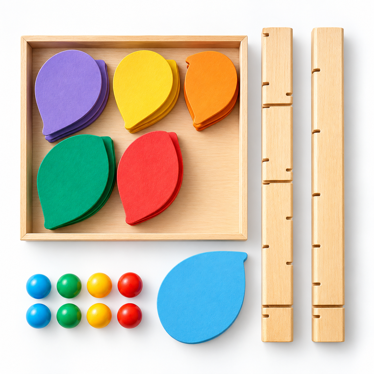 Wooden Musical Marble Tree – Montessori Sensory & Learning Toy