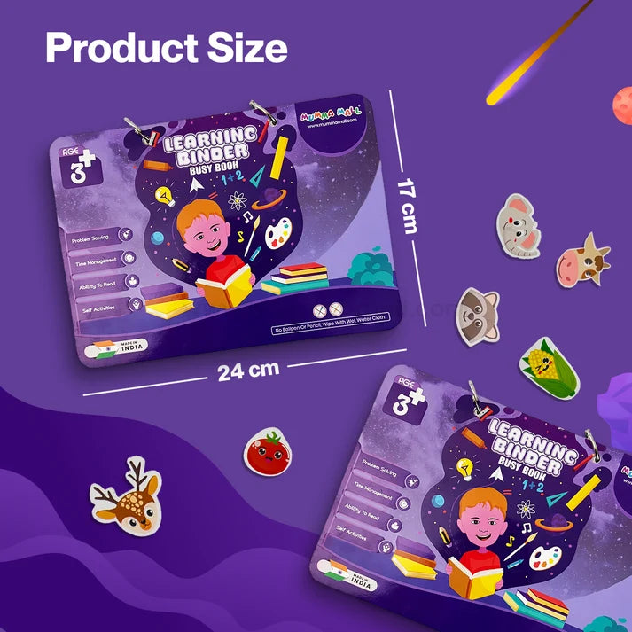Learning Binder Activity Book for Kids