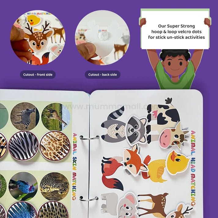 Learning Binder Activity Book for Kids