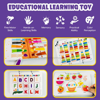 Learning Binder Activity Book for Kids